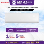Sharp 1.0HP 1.5HP 2.0HP Air Conditioner Non-Inverter R32 AHA9ZCD AHA12ZCD AHA18ZCD WAH LEE STORE