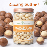 Macadamia Nuts Premium 200gram Botol  | Kacang Sultan | Super Creamy | Healthy Snack/Kacang Sultan! 