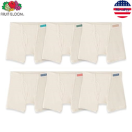 Fruit of the Loom® Toddler Boys Natural Cotton Boxer Briefs Tag Free กางเกงในบ็อกเซอร์ สำหรับเด็กผู้