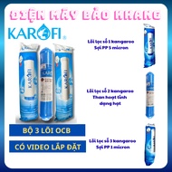 Set of 3 genuine OCB Karofi filter elements