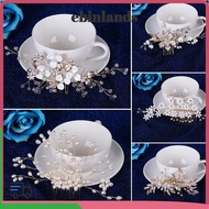 NOVOCCT Bridal Hair Comb Hair Accessories Women Girls Crystal Peals Hair Ornaments