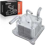 Frankberg Oil Cooler Engine Oil Compatible with Juke F15 Qashqai II SUV J11 1.6 1.2 DiG-T SUV 2010-P
