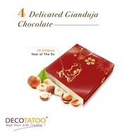 Imlek CNY CHOCO BONBON GIANDUJA / SOFT HAZELNUT MILKY 4 PCS CHOCOLATE