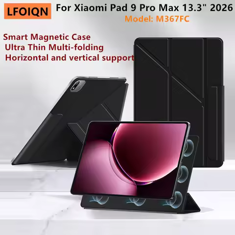 LFOIQN For Xiaomi Pad 9 Pro Max Magnetic Case Ultra Thin Multi-folding for XiaoMi Pad 9 Pro Max 13.3