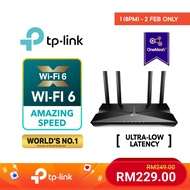 TP-Link Archer AX53 Wifi 6 Router Dual Band Gigabit AX3000 High Power Wireless Router With Homecare 