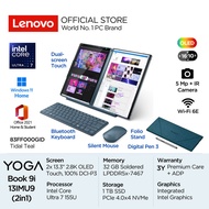 Lenovo 2in1 Yoga Book 9i 13IMU9 0GID Intel Core Ultra 7 155U Evo Win11 32GB 1TB SSD 2x 13.3" 2.8K To