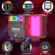 USB 充電 Ulanzi VL49 迷你 RGB 視頻燈照明用於攝影Vlog直播補光燈 qqsckp USB Rechargeable Ulanzi VL49 Mini RGB Video Ligh