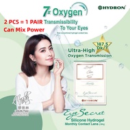 Hydron Silicone Hydrogel 1 Month Clear Contact Lens (2 Pieces)(Can MIX Power)