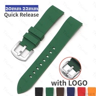 20mm 22mm Highly stretchy silicone strap for Seiko No. 5 PROSPEX Water Ghost Canned Abalone Quick Release Waterproof Sport Men's Watchband
