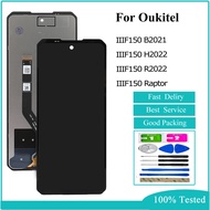 Original LCD For Oukitel IIIF150 B2021 H2022 R2022 IIIF150 Raptor  LCD Display Touch Screen Digitize