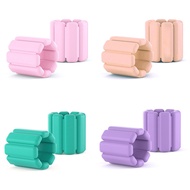 ~~ Load-Bearing Bracelet Sports Silicone 1-2-3kg Running Leg Ring Yoga Fitness 2lbs 4lbs 1lb 3z