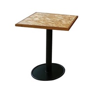 OSB板 圓柱腳 圓盤腳桌 方桌 餐桌 洽談桌 商空桌 CU105