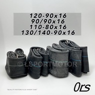 16" ORS TUBE INNER TYRE TUBE MOTORCYCLE (120-90x16) (90/90x16) "3.50x16" (110-80x16) (130/140-90x16)