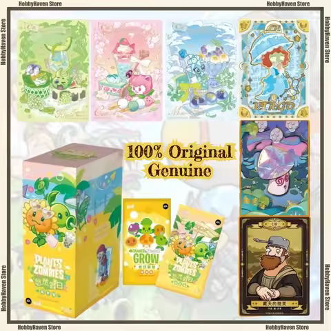 In Stock Card Game Plants Vs. Zombies Cards Leisure Holiday Sprout Pack Part 1 Genuine Game Peripher