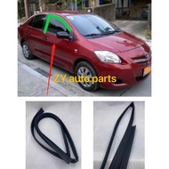 DOOR GLASS RUN CHANNEL RUBBER for toyota vios gen2 ncp93 2008 2009 2010 2011 2012 2013