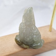 天然黃翡濟公吊墜 | 天然緬甸玉A貨翡翠