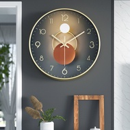 Light Luxury Wall Clock Internet Celebrity Living Room Bedroom Clock Creative Fashion Clock Silent S