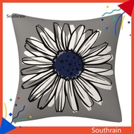 SOU Durable Pillowcase Pillowcase with Hidden Zipper Floral Pattern Pillow Shams Stylish Cushion Cover for Home Decor Hidden Zipper Closure Southeast Asian Buyers' Favorite