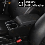 Car armrest For Perodua MYVI 2017-2023 car interior decoration center console storage box details mo