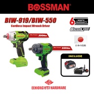 BOSSMAN BIW-919 BIW-550 Cordless Brushless 20v Impact Wrench Driver 300NM BIW919 550NM BIW550