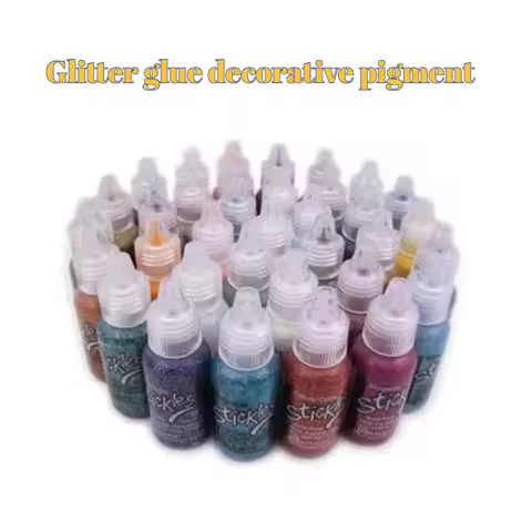 Glitter Adhesive Water-based Decorative Glue Flash Powder Decorative Greeting Cards Handcraft DIY Jo