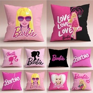 Pink Barbie Printed Cushion Cover 40x40/45x45/50x50cm Throw Pillows Sofa Home Decor Decoration Decorative Pillowcase