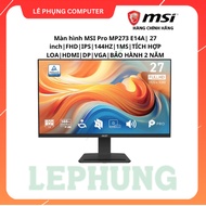 MSI Pro MP273 E14A Monitor | 27 inches | FHD | IPS |144HZ | 1MS |Built-in speaker| HDMI | DP DP | VG