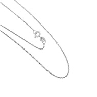 Top Cash Jewellery 18K White Gold Linking Chain