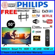 Philips 50PUT6103 50 Inch 4K ULTRA HD Smart TV / LED TV HDR+ MYTV MYFREEVIEW (This Month OFFER : FRE