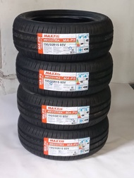 ยาง MAXXIS Size 195/55R15 ยางนอก 4 เส้น ราคาสุดคุ้ม (ขอบ15) ยางใหม่ จำนวน 4 เส้น แถมจุ๊กยาง 4 ตัว