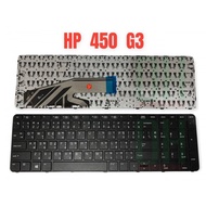 แป้นพิมพ์ คีย์บอร์ดโน๊ตบุ๊ค HP Probook 450 G3, 450 G4, 455 G4, 470 G4, 450 G3 Laptop Keyboard