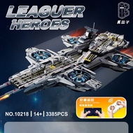 K Box 10218 Hot-selling Lighting Version Technology Aircraft Carrier Small Particle Assembled Buildi