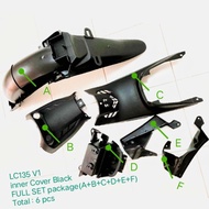 Full Set Inner Cover Yamaha LC135 V1 100% HLY Original Yamaha (6 PCS)