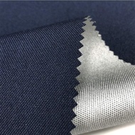Width 1.5 M Flame Retardant Fabric Fire Protection Mat 600D Elastic Wire Ox Fabric Coated Silver Fir