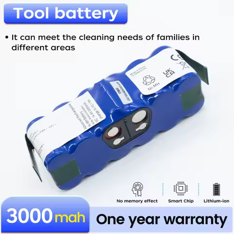 BNN SD-iRobot5-6-7-8-9 Roomba 600 Battery NI-MH Rechargeable Compatible For iRobot Roomba 500 600 70