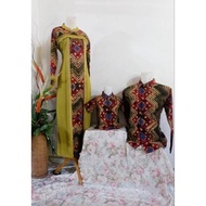 Dress jumputan palembang Hamidah batik kebaya baju pesta baju