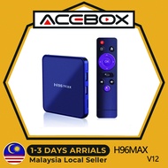 2023 New H96 MAX V12 Android Set-top Box TV 4GB 64GB RK3318 Android 12 TV 4K 2.4G/5G WiFi Local Preset IPTV Malaysia Smart Set-top Box TV