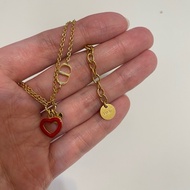 Dior 情人節限定 愛心手鍊