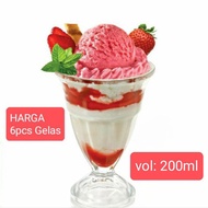 SELLING 6PCS GELATO ICE CREAM CUPS 200ML (SET OF 6PCS) GELATO/ ICE CREAM GELATO SUNDAE ICE CREAM CUP