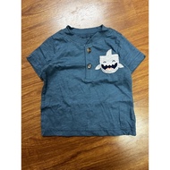 [Clearance Sale] navy carter cotton T-Shirt With baby shark Bag
