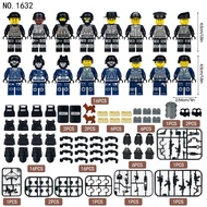 Compatible With LEGO Flying Tiger SWAT Team Military Building Block Minifigure Set Ornaments And Lan