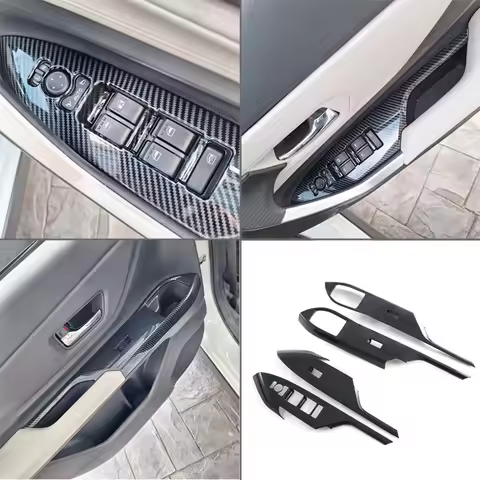 For Toyota 2022 2023 Veloz Avanza Window Lift Rise Switch Panel Decal Accessories