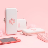 Genuine Nintendo SWITCH OLED SWITCH Lite Pink and White Bag Cat's Claw Portable Protective Square Bag