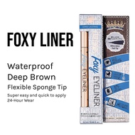 FAIRYDROPS FOXY Eyeliner, Waterproof (Brown) - Smudge Proof, Japanese Liner