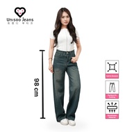 UNISOO JEANS - CK8003 Highwaist Baggy Loose Jeans | Highwaist Jeans | Culottes Jeans | Highwaist Wom