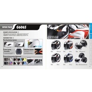 XDOT G606s G606 G606h XDot Helmet Visor / WITH SIRIM MALAYSIA VISOR SIANG MALAM / DAY NIGHT