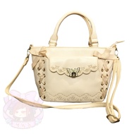 Axes Femme Collections Rose Pattern Two-way Side Lace Up Kawaii Lolita Shoulder Bag