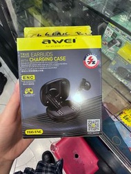 AWEI T66 ENC 降噪藍芽耳機/無線耳機/防水防汗/遊戲耳機/wireless gaming earbuds/Bluetooth/headsets/noise reduction