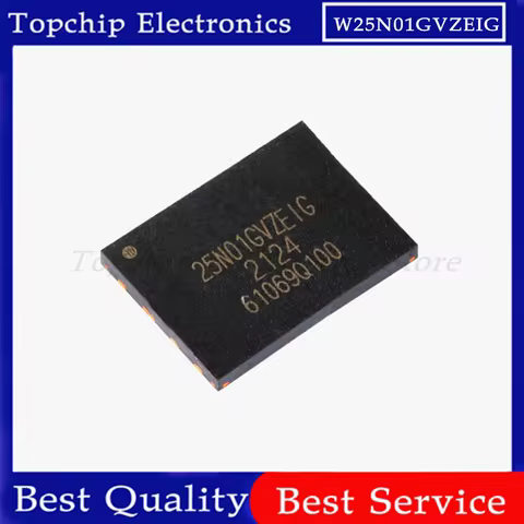 5pcs W25N01GVZEIG 25N01GVZEIG WSON-8 3V 1Gb serial NAND flash memory chip
