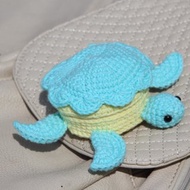 海龜飾品收納袋，卡哇伊交換禮物。可愛的錢包